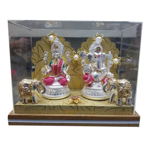 Silver Ganesh Laxmi Gift Set