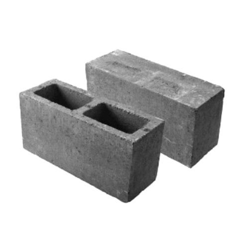 Grey Hollow And Solid Concrete Block