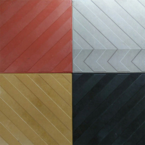 Non-Slip Solid Chequered Tiles