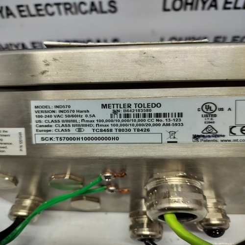 METTLER TOLEDO IND570 WEIGHING TERMINAL