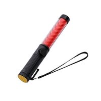 Magnetic Baton Light - Polycarbonate With Abs, 11 Inch , Multicolor | Solar Powered, Manual Function For Traffic Safety