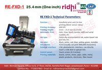 RE-FXD1 Handheld Digital Inkjet Printer 1 inch printing