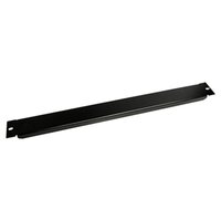 1u Metal Blanking Panel - Color: Black