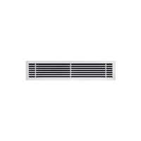 Air Conditioning Grill - Industrial Ventilation System , 220-240 Volt, White Finish, Multi-size Options For Factories, Offices, Restaurants, And Warehouses