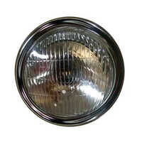 E Rickshaw Halogen Headlight - Steel Material, Polished Finish | Powerful Halogen Bulb, Smooth Surface Treatment, Easy Installation