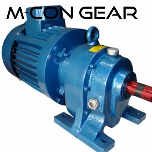 Vertical Helical Gearbox - Color: Blue