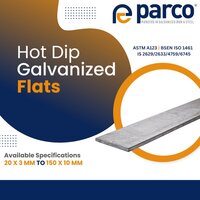 Gi Earthing Strips - Galvanized Steel, 20 X 30 Mm To 150 X 6 Mm, Grey Color, 6 Meter Length, 16 Mm Thickness, Wide Usage In Communication Towers & Marine Structures