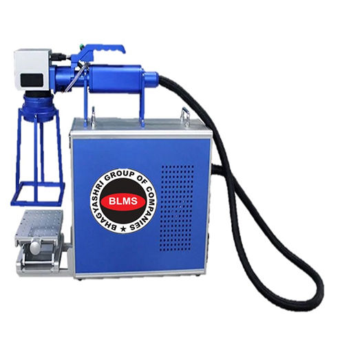 Portable Handheld Laser Marking Machine - Color: Blue