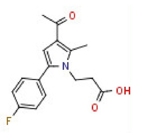 3-[3-Acetyl-5-(4-fluorophenyl)-2-methyl-1h-pyrrol-1-yl]propanoic acid  95%