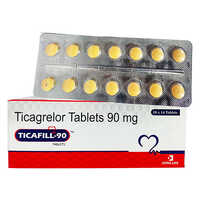 90mg Ticagrelor Tablets - 90mg Dosage, General Medicine For Heart Health | Suitable For Adults, Store In Cool Place To Maintain Effectiveness