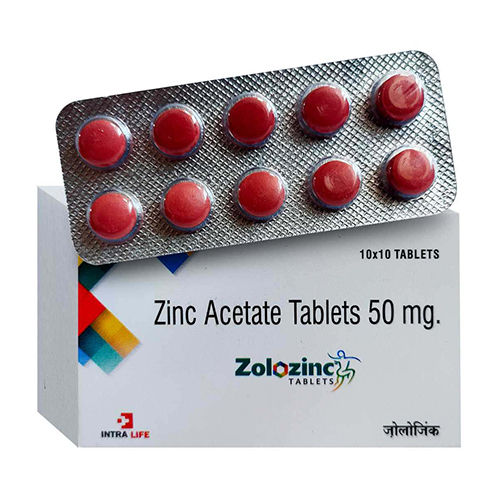 50mg Zinc Acetate Tablets