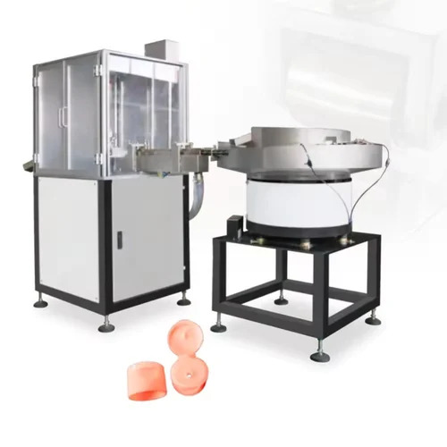 Flip Top Cap Closing Machine - Color: Grey