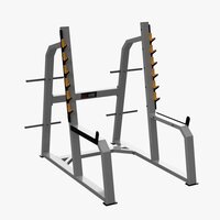 Squat Rack - Body Steel, 72x67x70 Inches | Commercial Grade, Lifetime Warranty, Mig Welding Technology