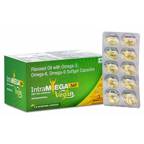 Flaxseed Oil With Omega-3 Softgel Capsules