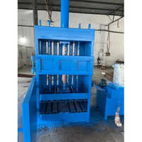 Hydraulic Drum Crusher Machine - Color: Blue
