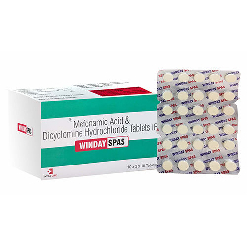 Mefenamic Acid And Diclomine Hydrochloride Tablets Ip