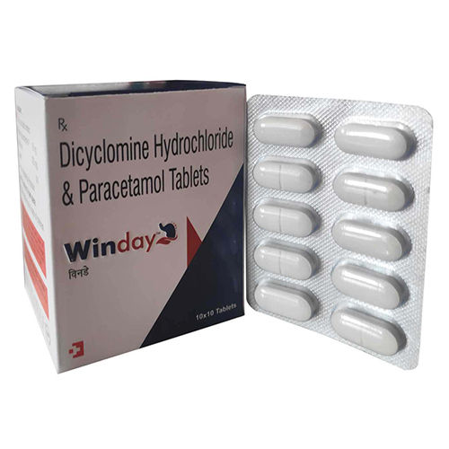 Dicyclomine Hydrochloride And Paracetamol Tablets