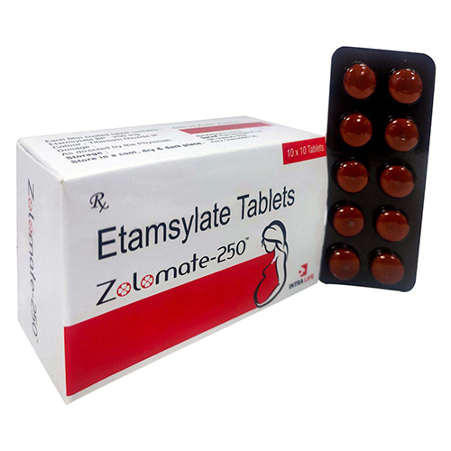 Etamsylate Tablets - Oral Form, Suitable For Adults | Reduces Bleeding, Promotes Clotting, Stored in Cool Place