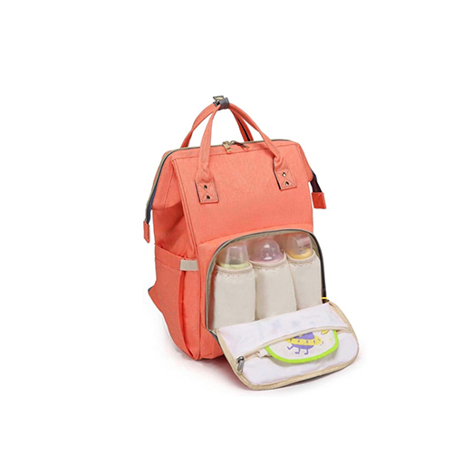 Tin Foil Insulation Pockets Peach Color  Diaper Bags