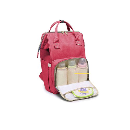 Tin Foil Insulation Pockets Pink Color  Diaper Bags