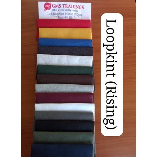 Pc Loop Knit Raising Rib Fabric - Color: Multiple