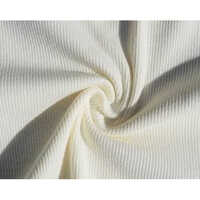 Cotton Lycra Durby Fabric - 100% Cotton, Washable, Plain Style, All Seasons | Soft, Breathable, Knitted, Versatile For Clothing Designs