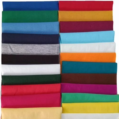 40S Cotton Single Jersey Semi Combed Fabric - 100% Cotton, Multicolor, Soft Texture, Plain Style, Washable, All-Season Wear