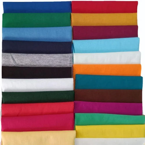 40S Cotton Single Jersey Semi Combed Fabric - Color: Multicolor