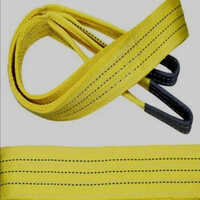 Yellow Polyester Webbing Slings - Length: 5  Meter (M)