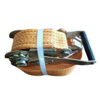 Heavy Duty Cargo Ratchet Lashing - 10 Meter Length, 5 Tonne Lifting Capacity | Unbreakable, Durable, Easy To Operate, Rust Proof, Flame Proof