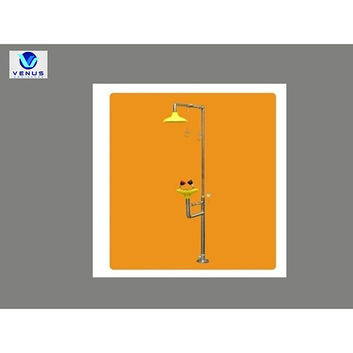 SS Eye Wash With Shower