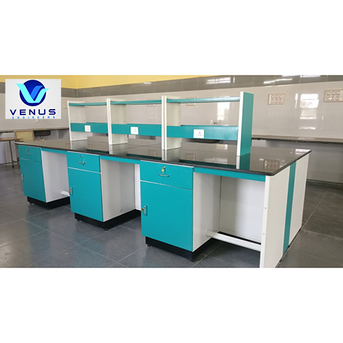 Plinth Model Island Table With Knee Hole Space