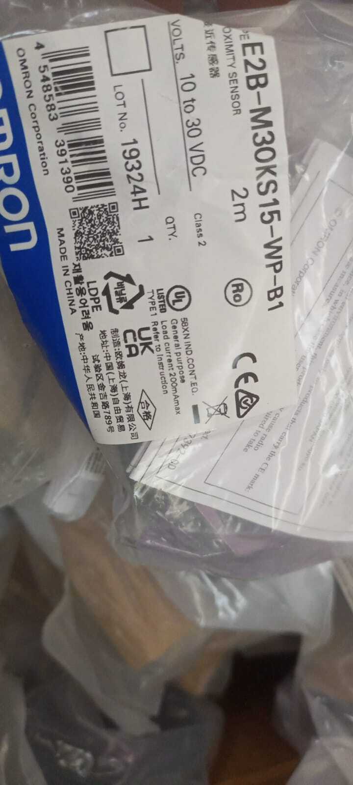 OMRON PROXIMITY SENSOR , E2B-M30KN20-WP-B1,E2A-M30LS15-M1-B3, E2A-M30LS15-WP-B1 , E2A-M30LS15-WP-B3 , E2A-M30LS15-WP-B3, E2A-M30LS15-WP-C3, E2A-M30LS15-WP-C3, E2A-M30LS15-M1-B1, E2A-M30LS15-WP-B2, E2A-M30LS15-M1-C1