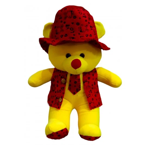Teddy Bear Soft Toy With Modi Jacket - High-Quality Foam & Fiber Stuffing, Various Sizes, Multicolor Fur | Perfect for Playtime, Naptime & Decoration