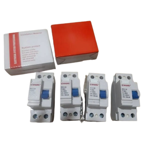 Elcb Circuit Breakers - Color: White