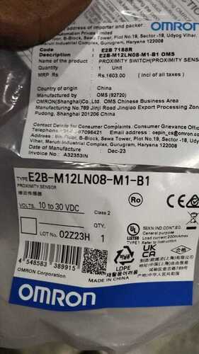 Omron Proximity Sensor, E2b-s04sr8-wc-b1, E2b-s08ks02-mc-b1, E2b-s08ks02-mc-b2, E2b-s08ks02-mc-c1, E2b-s08ks02-mc-c2, E2b-s08ks02-wp-b1, E2b-s08ks02-wp-b2, E2b-s08ks02-wp-c1,e2b-s08ls02-mc-b1