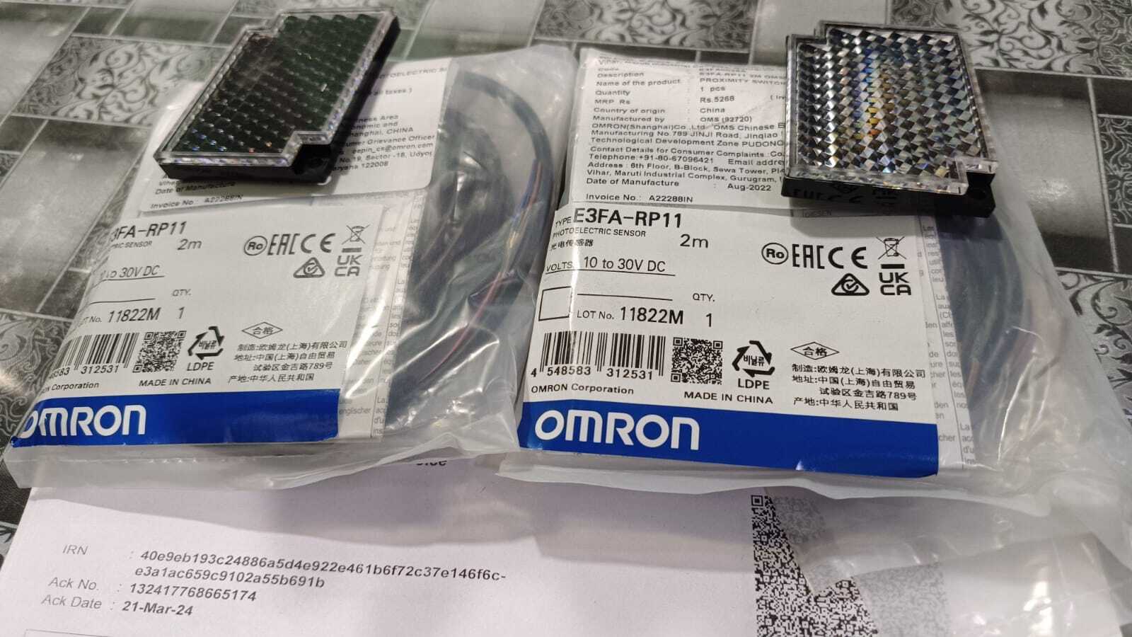 OMRON PROXIMITY SENSOR ,E2B-S08LS02-MC-B1, E2B-S08LS02-MC-B2, E2B-S08LS02-MC-C1, E2B-S08LS02-MC-C2, E2B-S08LS02-WP-B1, E2B-S08LS02-WP-B2, E2B-S08LS02-WP-C1, E2B-S08LS02-WP-C2, E2B-S08KN02-WP-C1