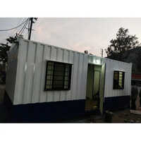 Paint Coated Portable Office Cabin - Color: White