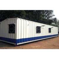 Steel Prefab Portable Office Cabin - High-quality Steel, Spacious Design | Weather-resistant Steel Roof, Secure Steel Windows, Easy To Assemble