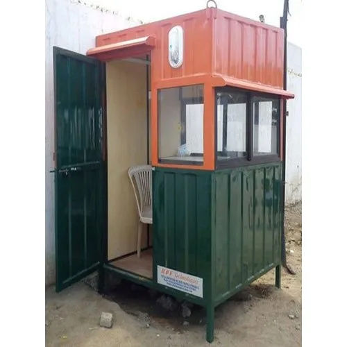 Galvanized Portable Security Cabin - Material: Steel