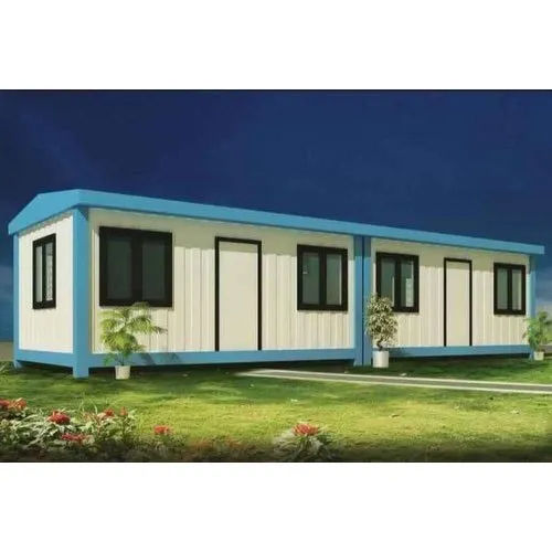 Prefabricated Labour Cottage - Dimension (L*W*H): 40 X 10 X 8.6 Feet Foot (Ft)