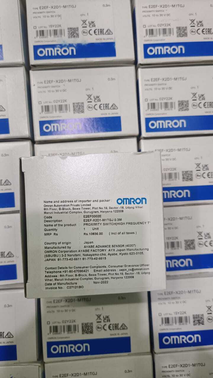 OMRON PROXIMITY SENSOR ,E2B-S08LN04-MC-C2, E2B-S08LN04-WP-B1, E2B-S08LN04-WP-B2, E2B-S08LN04-WP-C1, E2B-S08LN04-WP-C2, E2B-M12KS04-M1-B1, E2B-M12KS04-M1-B2, E2B-M12KS04-M1-C1, E2B-M12KS04-M1-C2