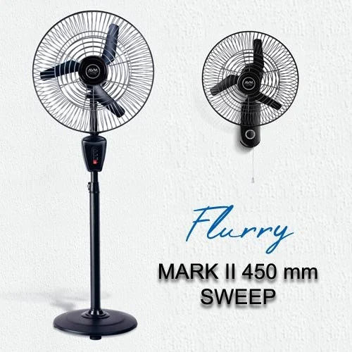 Pedestal Fan - Color: Black