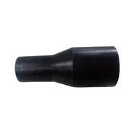 Hdpe Reducer Fitting - Hdpe Material, Female Connection, Black Color | Polished Surface Treatment, Corrosion Resistant, Warranty Included