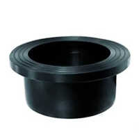 Hdpe Short Neck Pipe Ends - Color: Grey