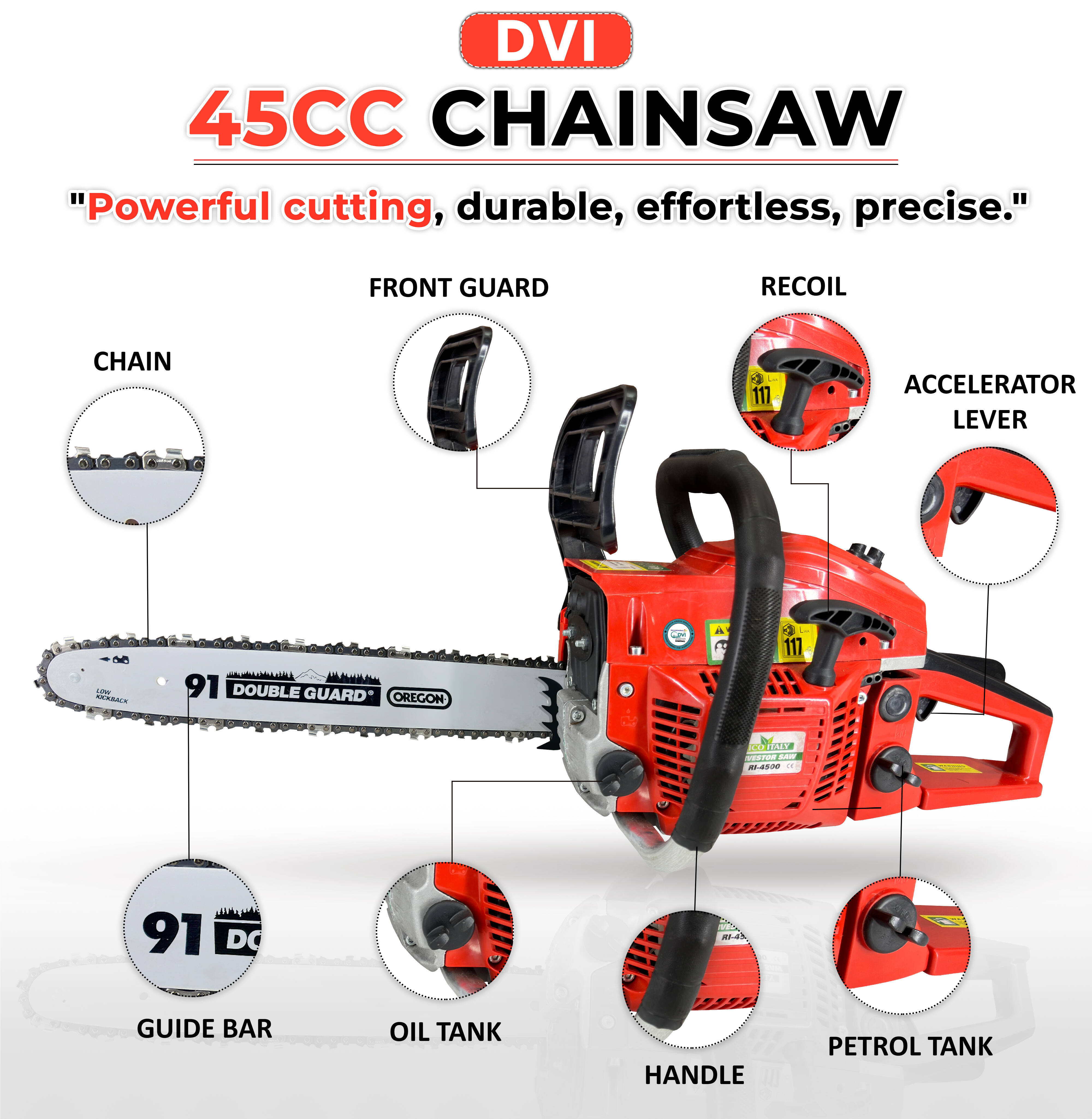 chainsaw Machine 45cc