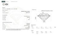 EMERALD 1.55ct D VVS2 IGI 633405849 Lab Grown Diamond