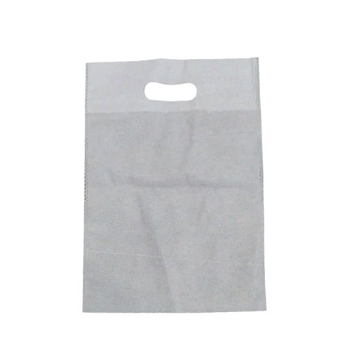 White Non Woven D Cut Carry Bag - Bag Size: Various Size Available