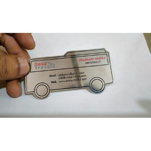 Customized steel metal card