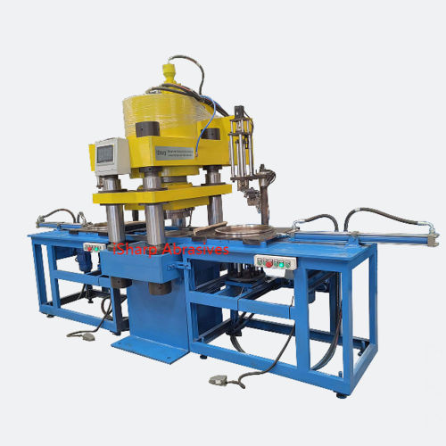 Two Workstation Cutting Wheel Making Machine